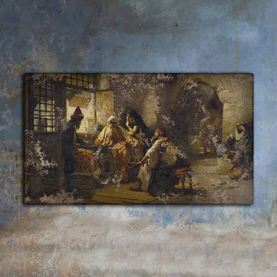 An Interesting Game - Frederick Arthur Bridgman