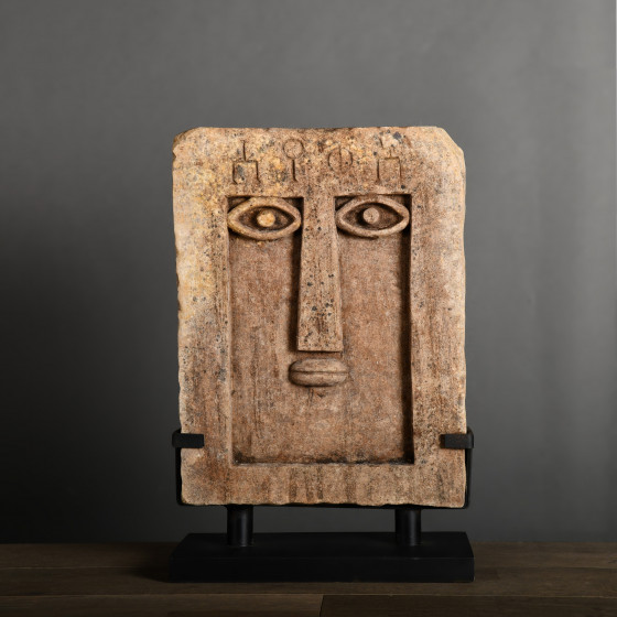 Small Iconic Stele with Ideograms