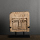 Small Iconic Stele with Eyebrows