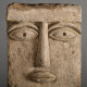 Large Iconic Stele With Eyebrows