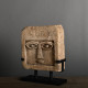 Small Iconic Stele With Eyebrows