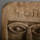 Small Iconic Stele With Eyebrows