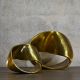 Large Gold Moebius Ring