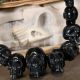 Memento Mori Necklace Black color