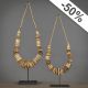 Set of 2 White Shell Coin Necklace